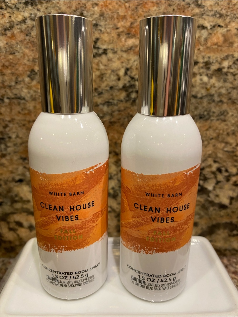 2) - “CLEAN HOUSE VIBES - FALL EDITION” Concentrated Room Sprays 1.5 oz B&BW NWT